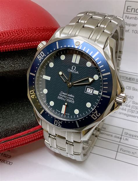 omega seamaster professional 300m ref. 2541.80|Omega Seamaster 300m quartz watch.